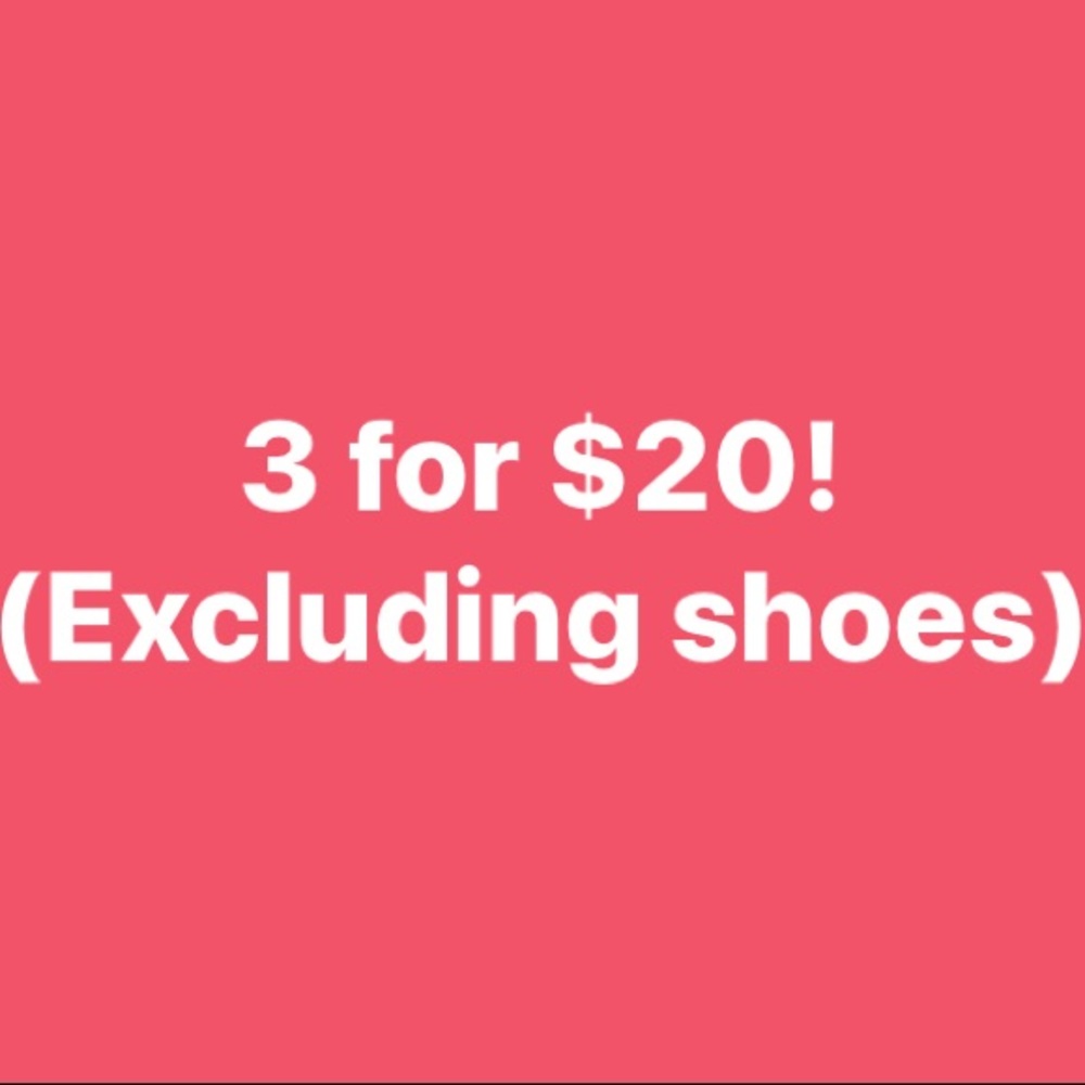 3 for $20!!